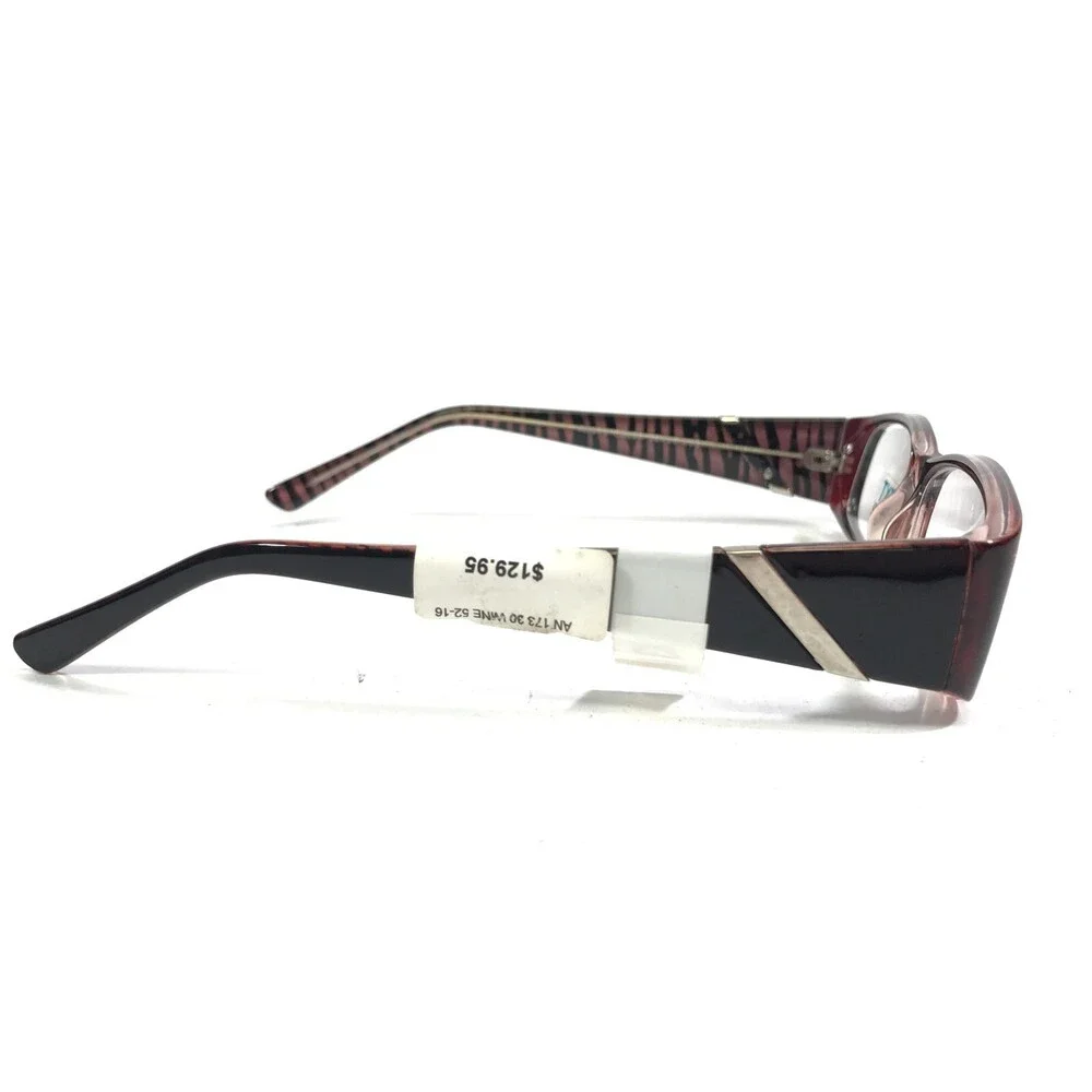 Next Issue AN 173 COL 30 Eyeglasses Frames Red Rectangular Full Rim 52-16-135